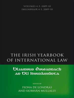 cover image of The Irish Yearbook of International Law, Volumes 4-5, 2009-10